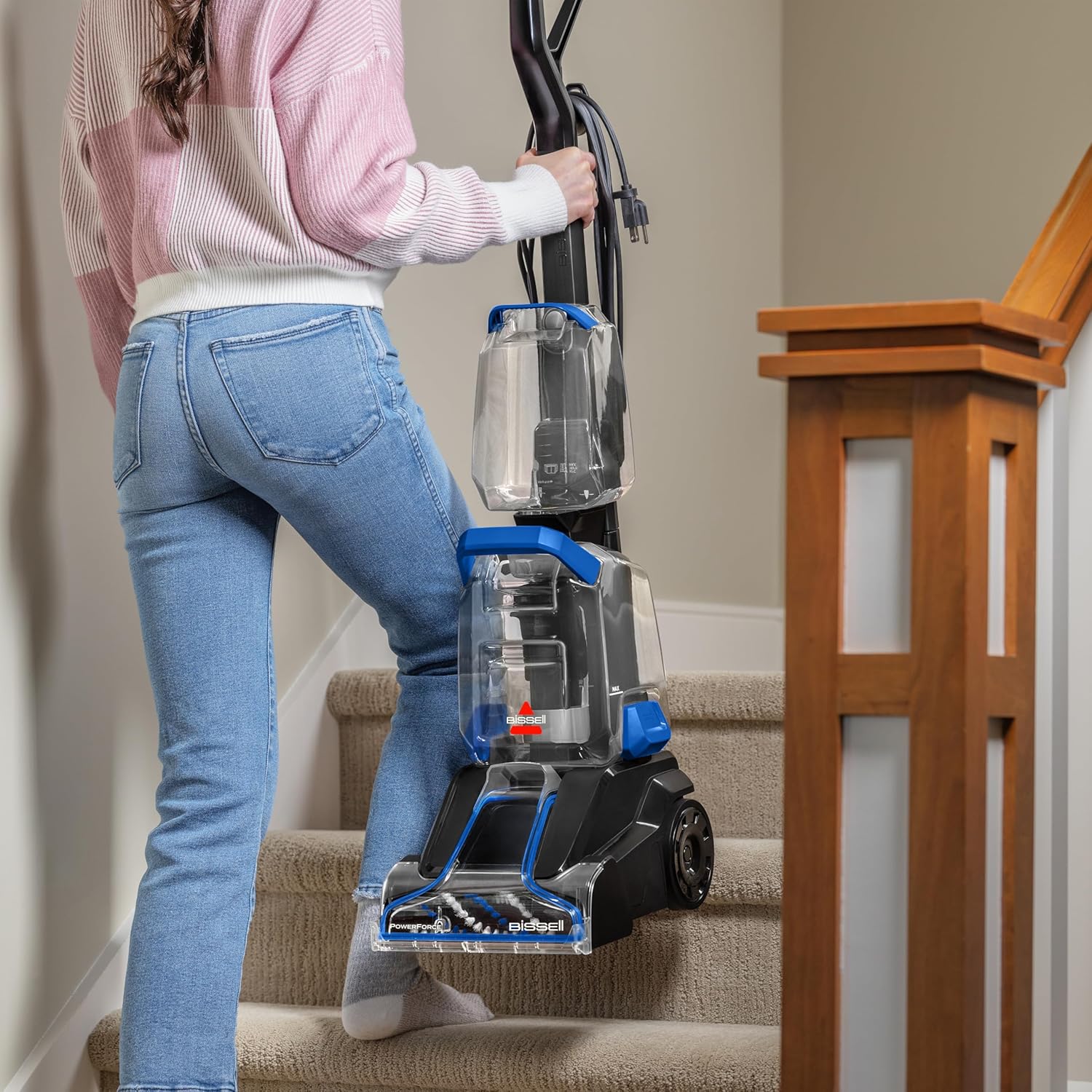 BISSELL PowerForce Upright Carpet Washer 4056F - Image 4