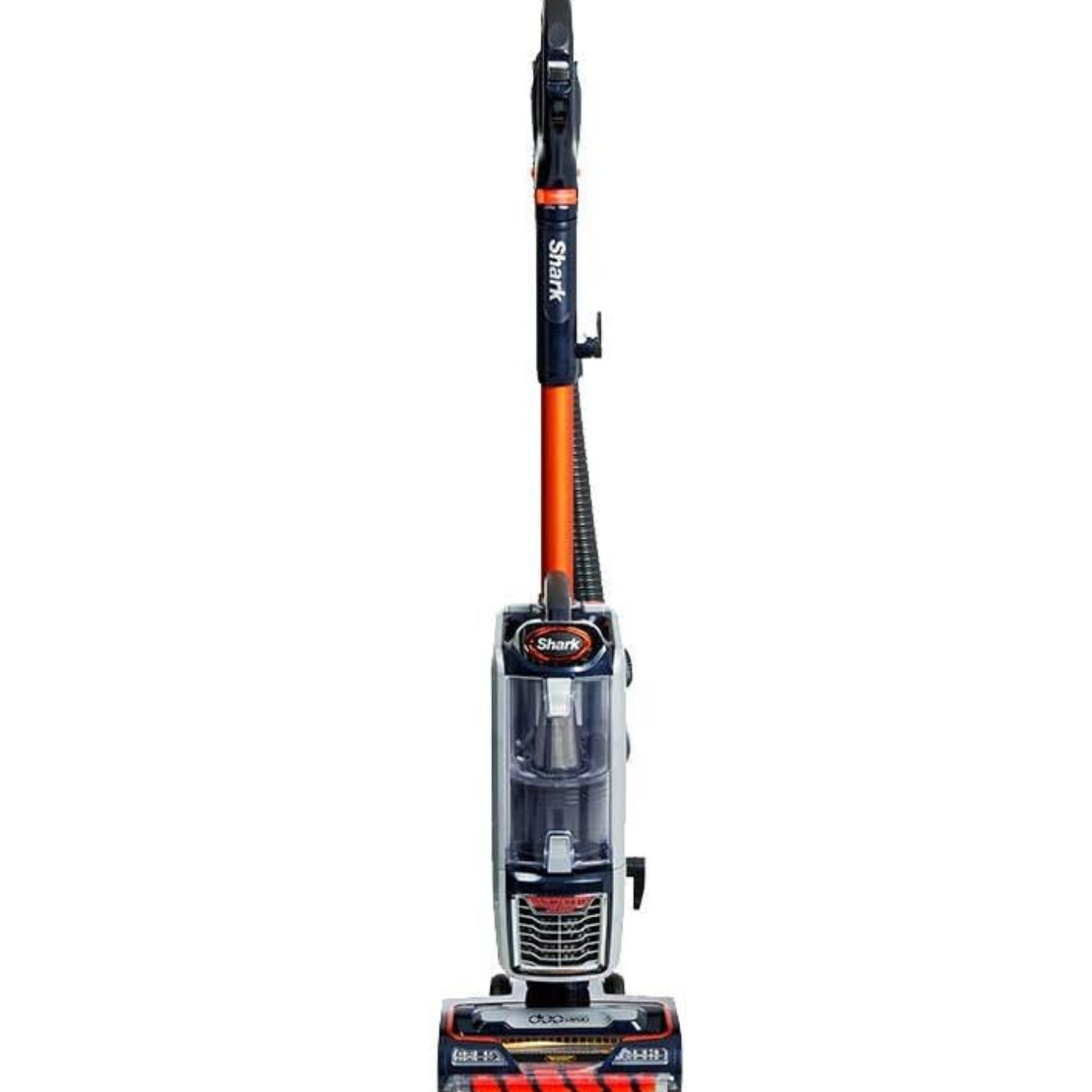 About this item Self-Cleaning Brushroll actively separates and removes hair with a unique bristle-guard, helping to leave the bristle brush-roll tangle-free Perfect for long, short and pet hair DuoCleanTechnology: Shark’s unique DuoClean floorhead features two motorised brush-rolls, removing large debris, small particles and stuck-on dust from hard floors and carpets Seamlessly move from room to room, cleaning all floor types without stopping to switch heads Powered Lift-Away Instantly converts into a portable vacuum with Powered Lift-Away Detach the canister from the wand to comfortably clean stairs, ceilings, and underneath furniture Anti-Allergen Complete Seal Technologycaptures and traps 999 percent of dust and allergens down to 1 micron *Based on ASTM 1977 Advanced Swivel steering and LED Headlights Incredible manoeuvrability with enhanced swivel steering and powerful LED headlights to illuminate hidden dust › See more product details