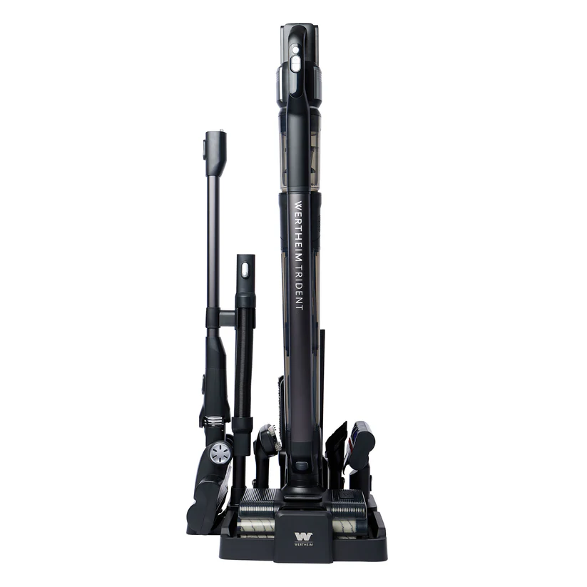 The Wertheim Trident 3-in-1 Multi-Purpose Floor Cleaner washes, vacuums and dries in one powerful system. With one-touch self-cleaning, silver-ion sterilisation, dual water tanks and up to 75 minutes runtime, it delivers fast, hygienic and versatile cleaning for your entire home. Backed by a 2-year warranty.