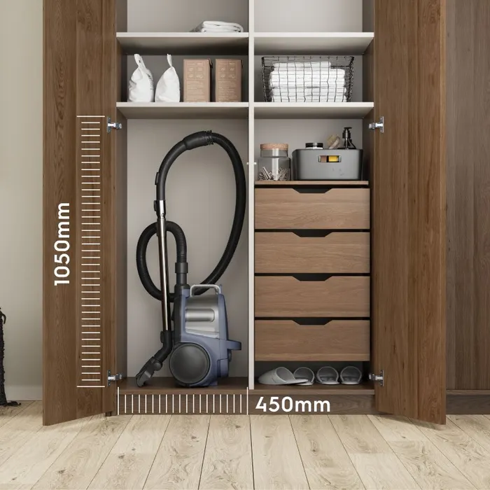 About this item SELF-CLEANING CONVENIENCE: Rinse and Ready means your vacuum can rinse itself in seconds ; Just vacuum up a cup of water, and clean out the hose and dust bin completely ; ANYBAG TECHNOLOGY: Got a nasty mess you want to steer clear of? With AnyBag Technology, you've got the option to line the bin with any plastic bag and vacuum straight into it ; Then, just toss in the garbage for easy disposal ; EASY MAINTENANCE: A dishwasher-safe dust bin allows for a deep clean—start fresh whenever you need to ; SMALL and LIGHTWEIGHT: MessMaster is smaller and lighter than many wet dry vacuums, making it easy to grab and go, and carry around from mess to mess ; TRUEGRIP ACCESSORY SUITE: MessMaster gives you exclusively-designed accessories, optimised for different types of messes around your home ;