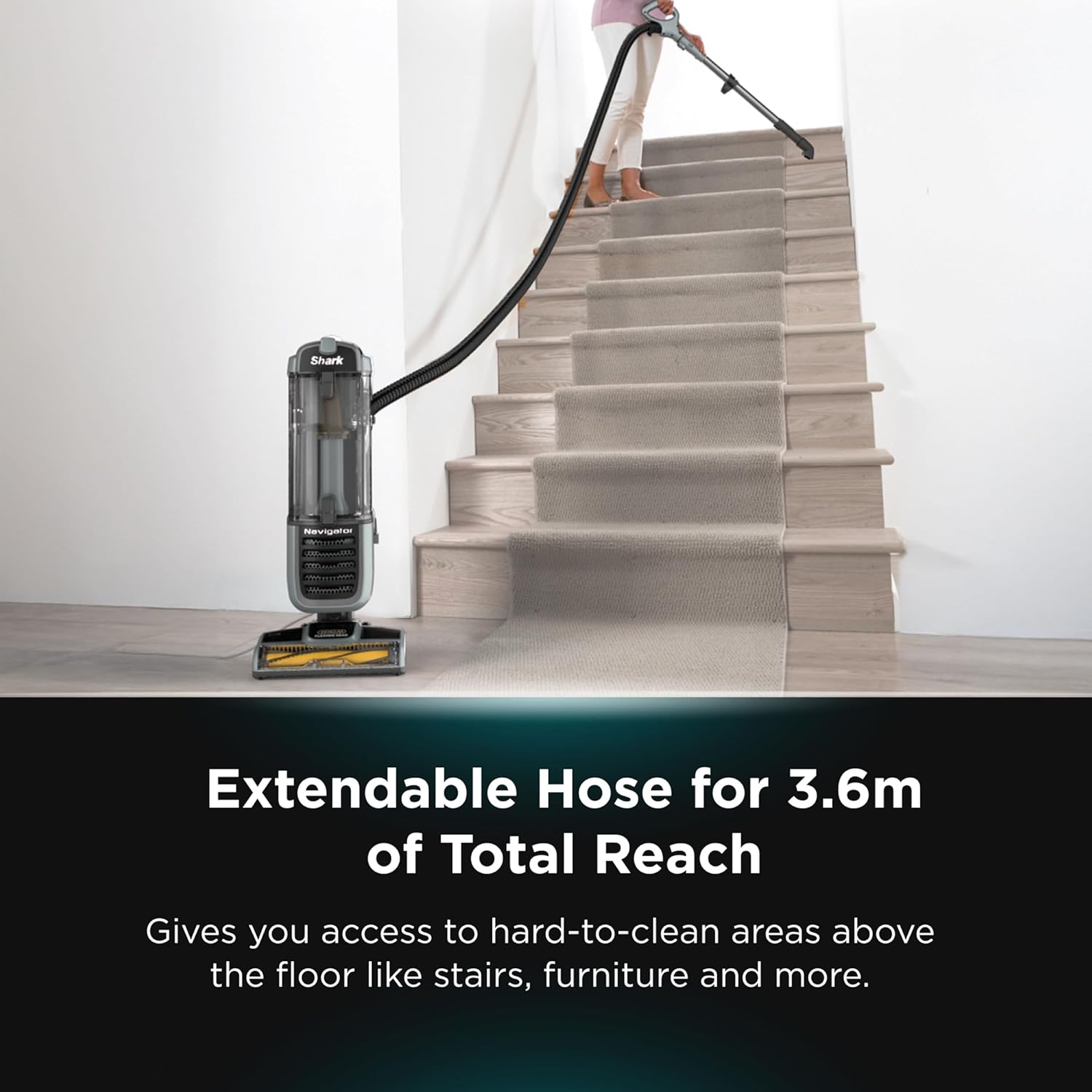 Shark ZU62 Navigator Pet Upright Vacuum Cleaner With Self-Cleaning Brushroll - Image 3