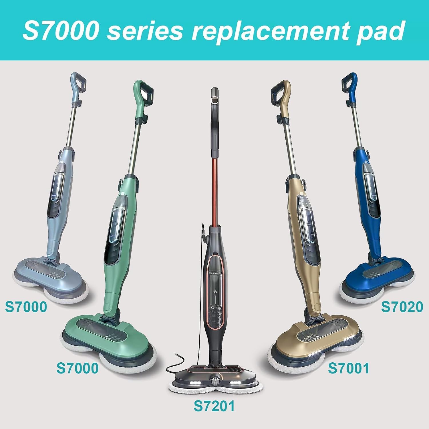 6 Pack Replacement Steam Mop Pads for Shark - Image 6