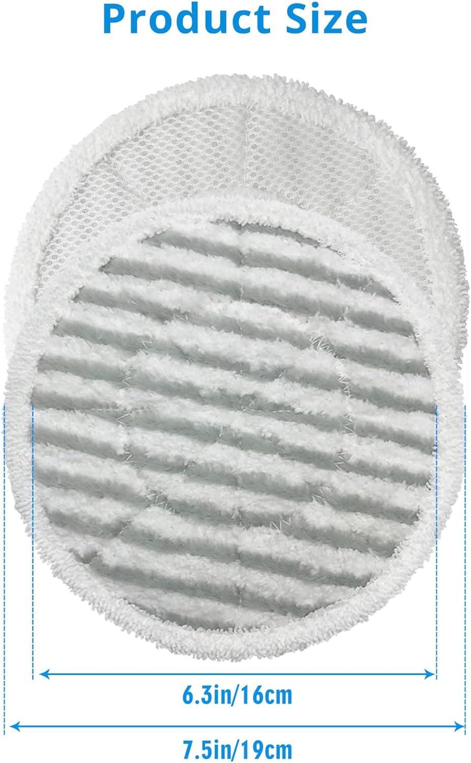 6 Pack Replacement Steam Mop Pads for Shark - Image 7